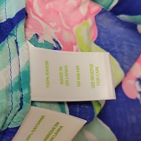 Lilly Pulitzer xs small top 100% rayon - Picture 4 of 4